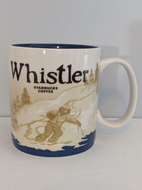 Starbucks Whistler Ceramic Coffee Mug - 2010 Collector Series
